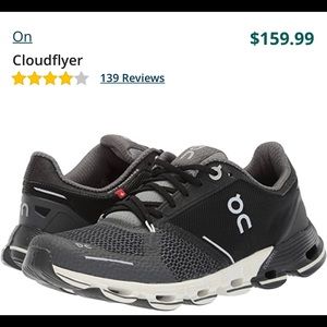 On Cloudflyer Sneaker Black/White (7)